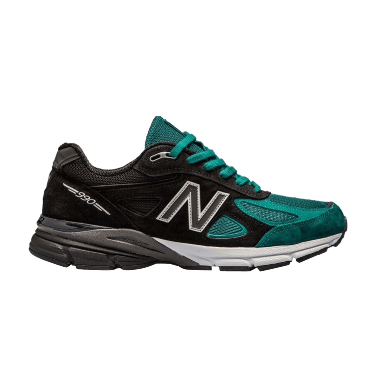 YCMC x New Balance 990v4 Made in USA 'Black Teal' — Juniper/Black