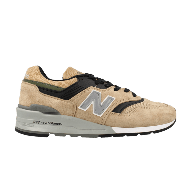thisisneverthat x New Balance 997 Made in USA 'Physical Fitness Uniform II' — Khaki//Black/Grey/White