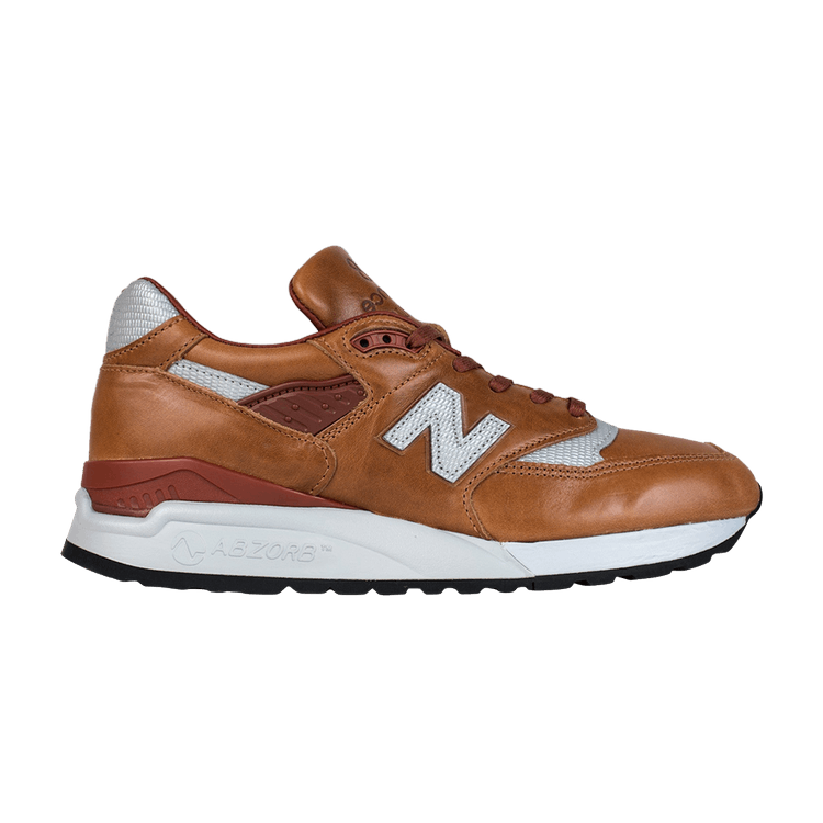 Horween Leather Co. x New Balance 998 Made in USA 'Age of Exploration' — Brown/Silver