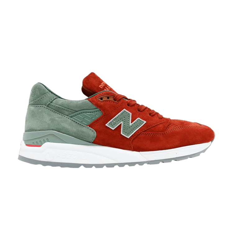 Concepts x New Balance 998 Made in USA 'Boston City Rivalry' Special Box — Green/Rust