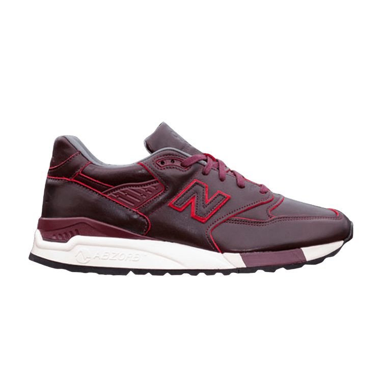 Horween Leather Co. x New Balance 998 Made In The USA 'Burgundy' — Burgundy