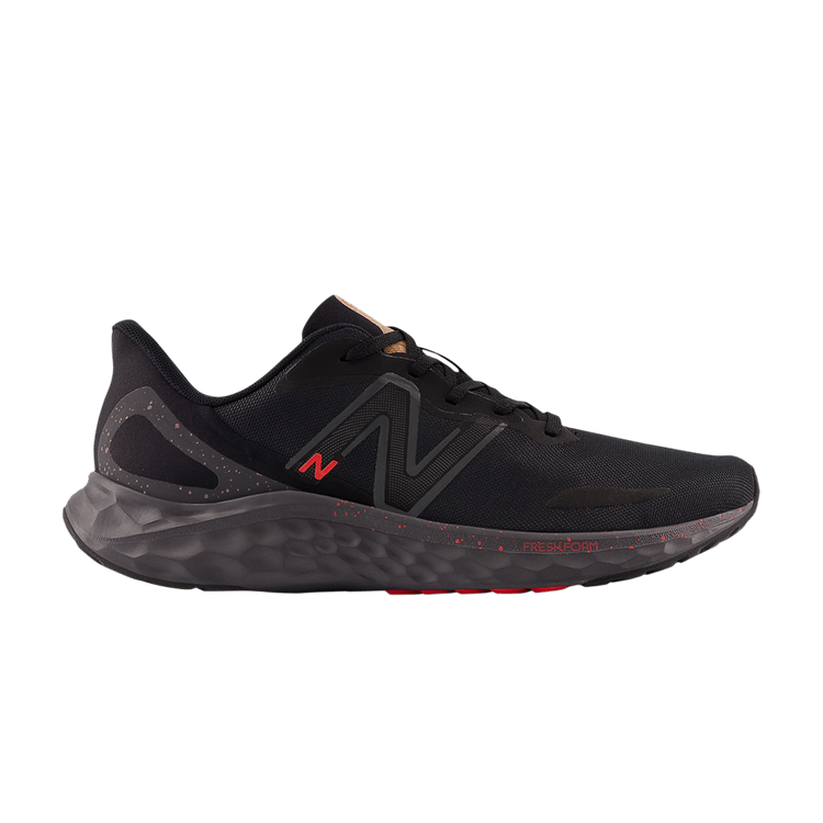 New Balance Fresh Foam Arishi v4 'Black Electric Red' — Black/Magnet/Electric Red