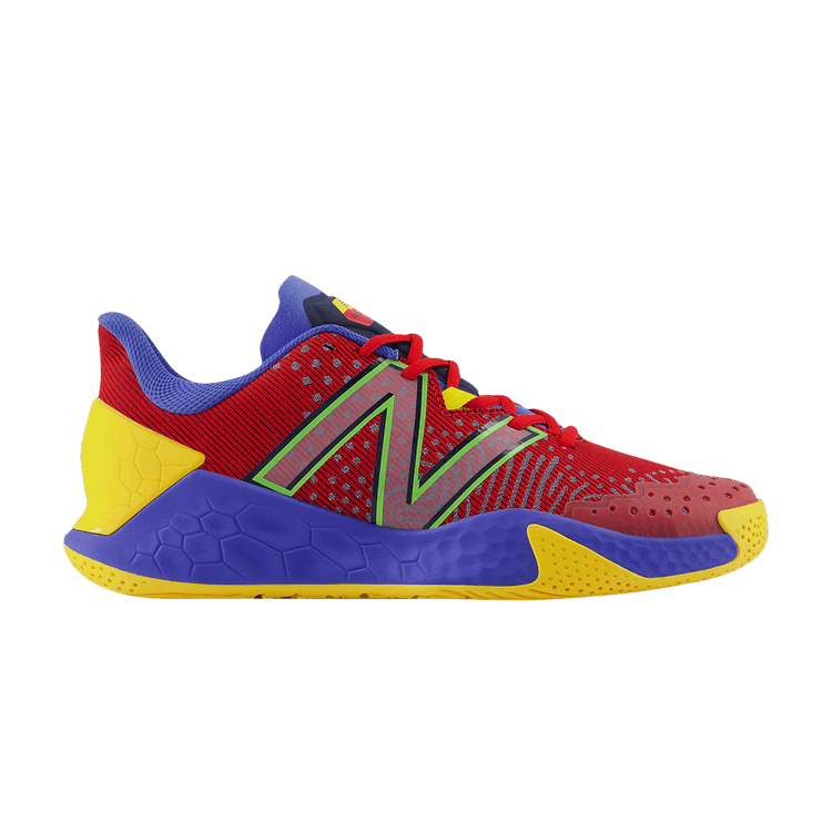 New Balance Fresh Foam X Lav V2 2E Wide 'True Red Bright Lapis' — True Red/Egg Yolk/Bright Lapis
