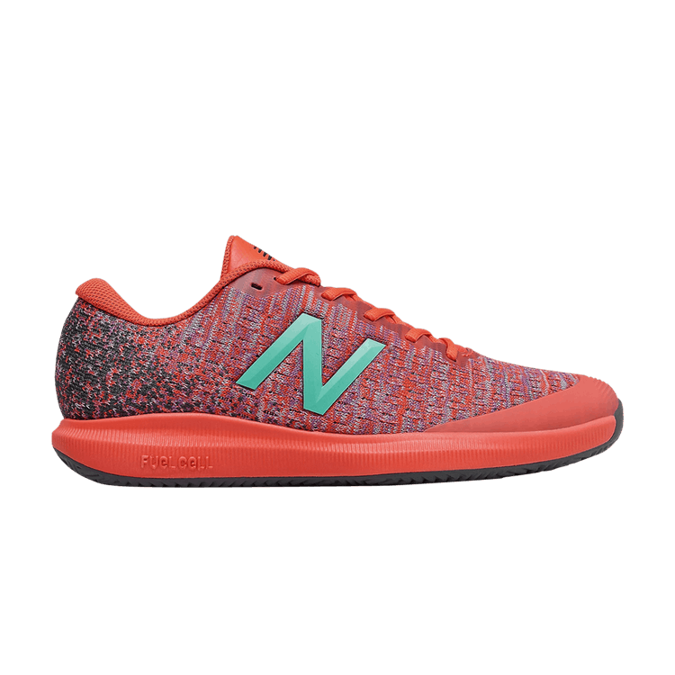 New Balance Fuel Cell 996v4 Clay Court 2E Wide 'Ghost Pepper Spruce' — Ghost Pepper/Black Spruce