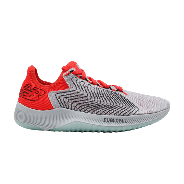 New Balance FuelCell Rebel 2E Wide 'Light Aluminum Neo Flame' — Light Aluminum/Neo Flame