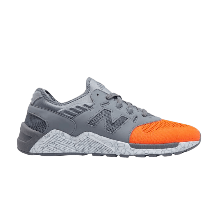 New Balance 009 — Grey/Orange