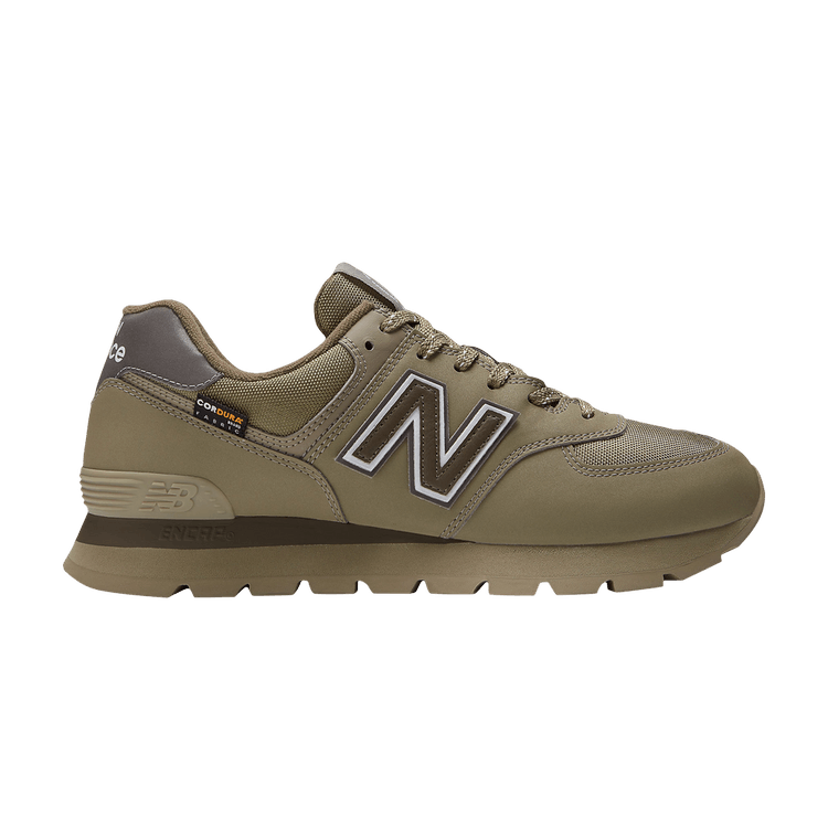 New Balance 574 Rugged 'Brown' — Brown/White