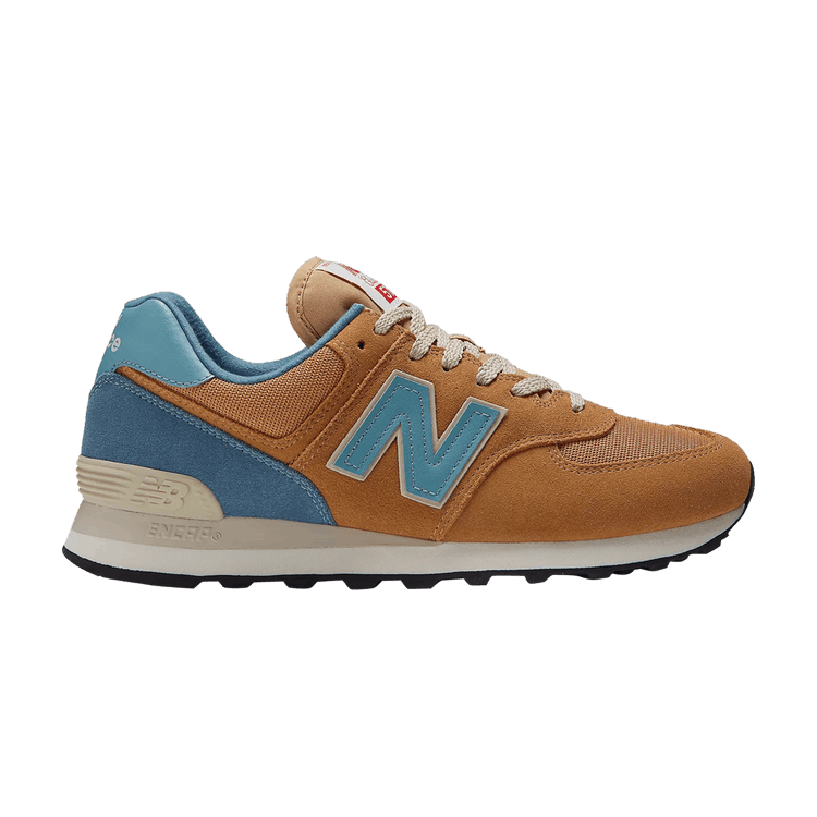 New Balance 574 'Tan Blue' — Tan/Blue