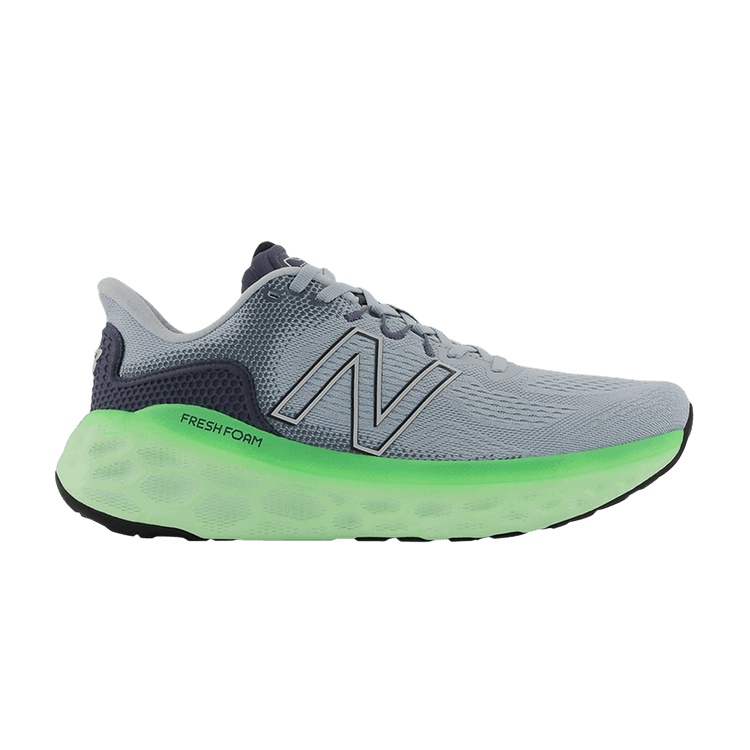New Balance Fresh Foam More v3 4E Wide 'Light Slate Vibrant Spring' — Light Slate/Vibrant Spring