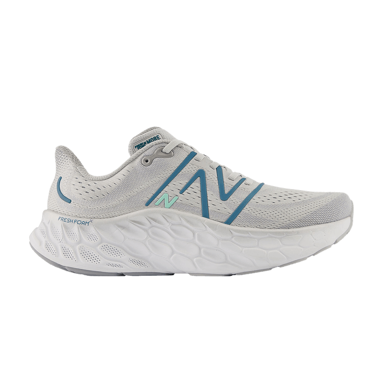 New Balance Fresh Foam X More v4 'Light Aluminum Dark Moonstone' — Light Aluminum/Dark Moonstone