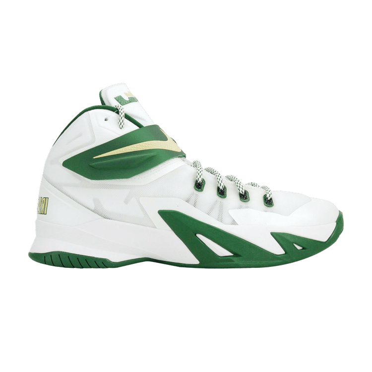 Nike Zoom LeBron Soldier 8 'SVSM Home' — White/Team Gold/Gorge Green/Black