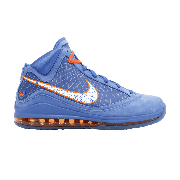Nike Air Max LeBron 7 'Hardwood Classic Alternate' Sample — Royal/Orange