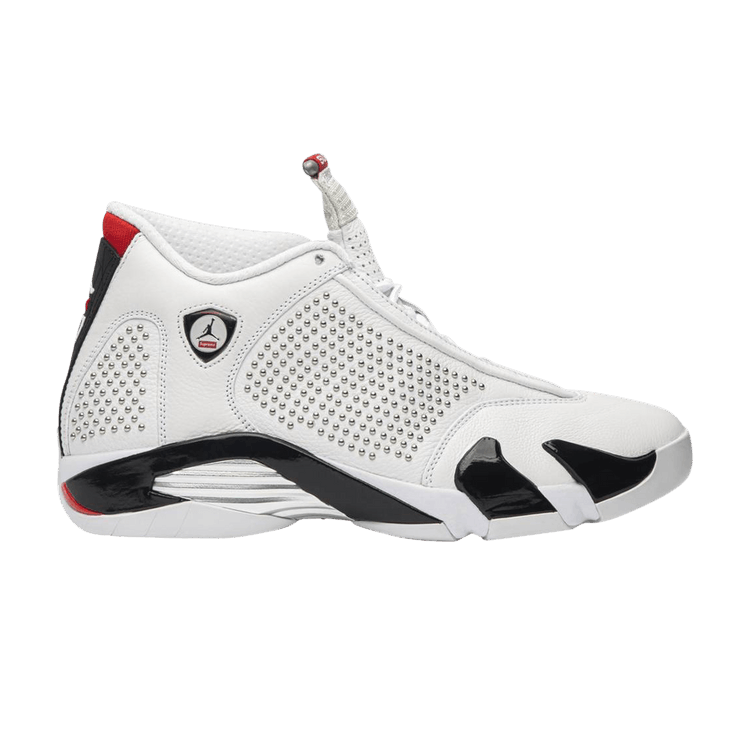 Supreme x Air Jordan 14 Retro 'White' Sample — White/University Red/Black