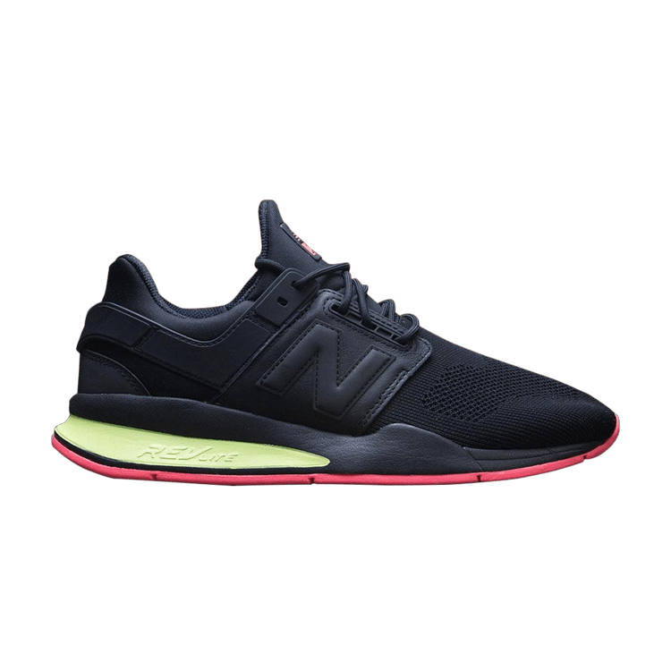 New Balance 247v2 'Tritium' — Black/Solar Yellow