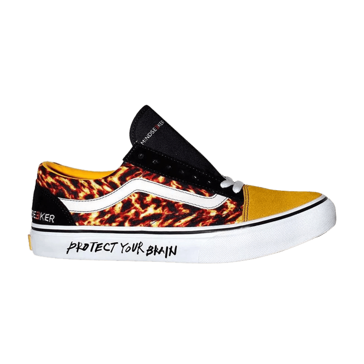 Mindseekers x Vans Old Skool 'Flames' — Orange/Red/Black