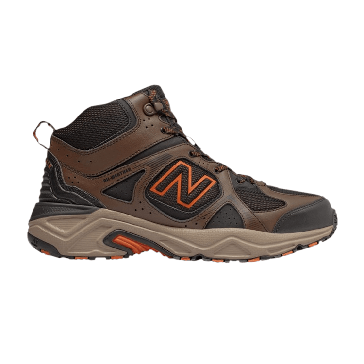 New Balance 481v3 Mid Trail Runner 4E Wide 'Brown' — Brown/Orange