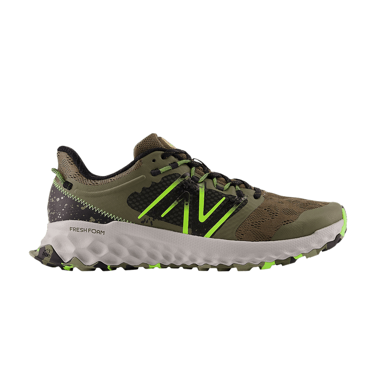 New Balance Fresh Foam Garoé 2E Wide 'Dark Camo Pixel Green' — Dark Camo/Black/Pixel Green