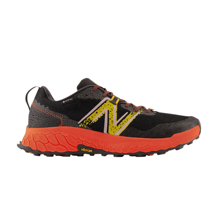 New Balance Fresh Foam X Hierro v7 GORE-TEX 'Blacktop Hot Marigold' — Blacktop/Neon Dragonfly/Hot Marigold