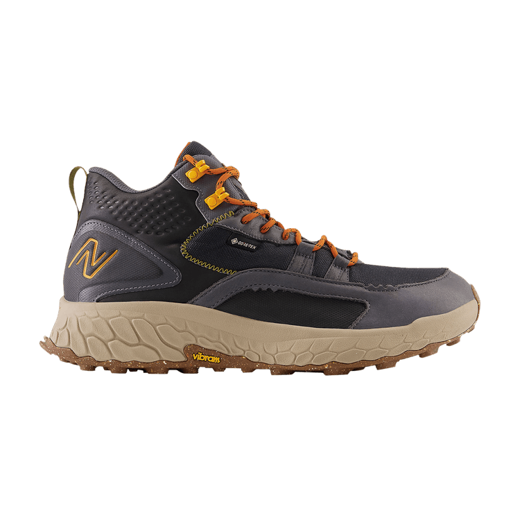 New Balance Fresh Foam X Hierro Mid GORE-TEX 'Black Hot Marigold' — Black/Magnet/Hot Marigold