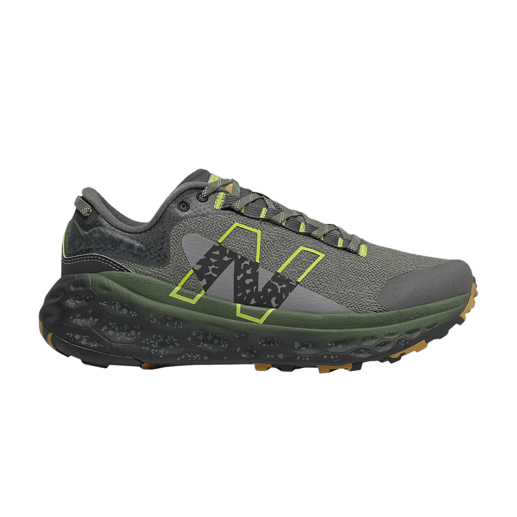 New Balance Fresh Foam X More Trail v2 2E Wide 'Norway Spruce' — Norway Spruce/Sulpher Yellow