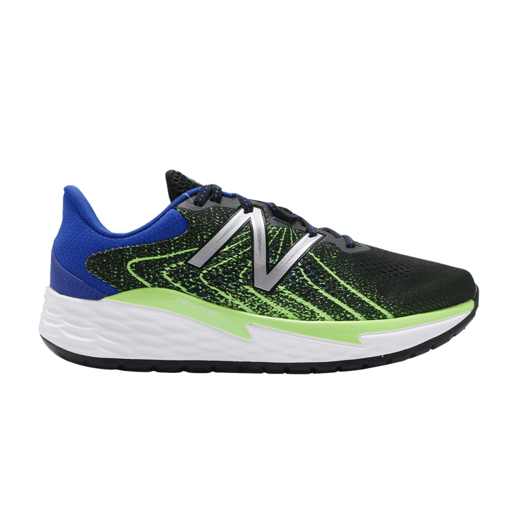 New Balance Fresh Foam Evare 4E Wide 'Black Green' — Green/Blue/Black