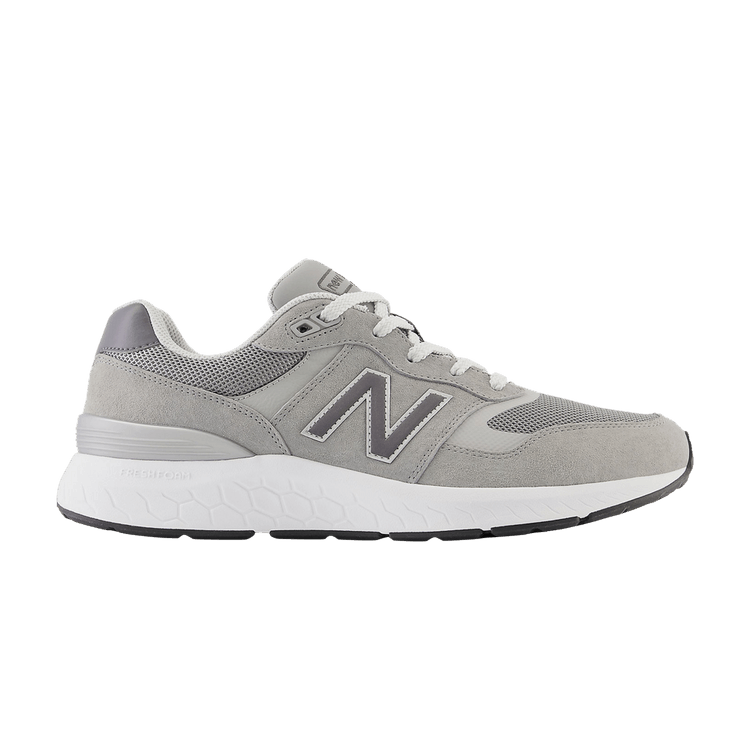 New Balance Fresh Foam 880v6 2E Wide 'Grey White' — Grey/White