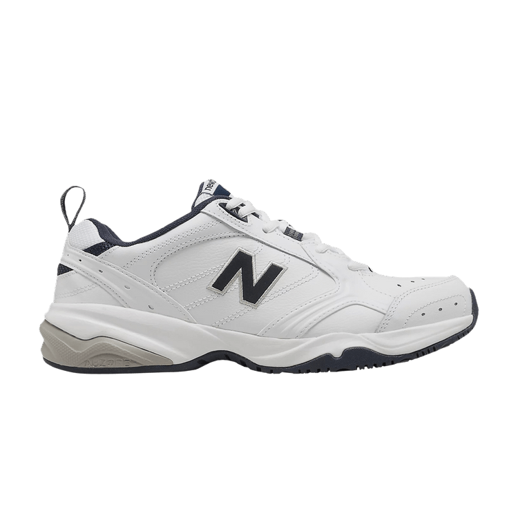 New Balance 624 B Wide 'White Navy' — White/Navy