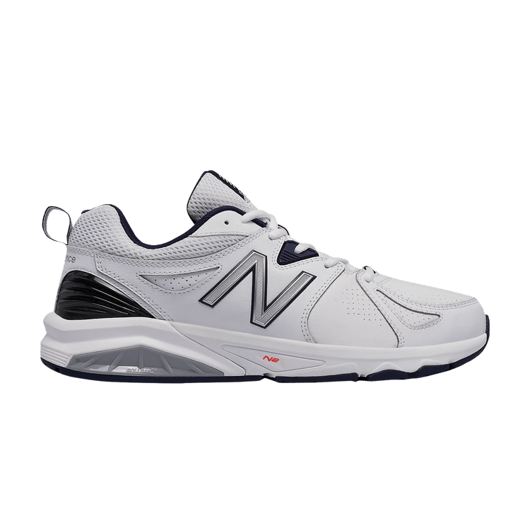 New Balance 857v2 4E Wide 'White Navy' — White/Navy