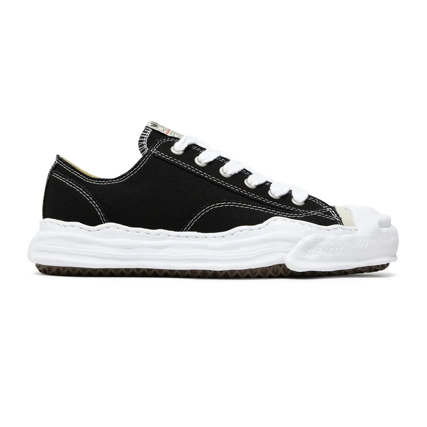 Maison Mihara Yasuhiro Hank OG Sole Canvas Low 'Black White' (2022)