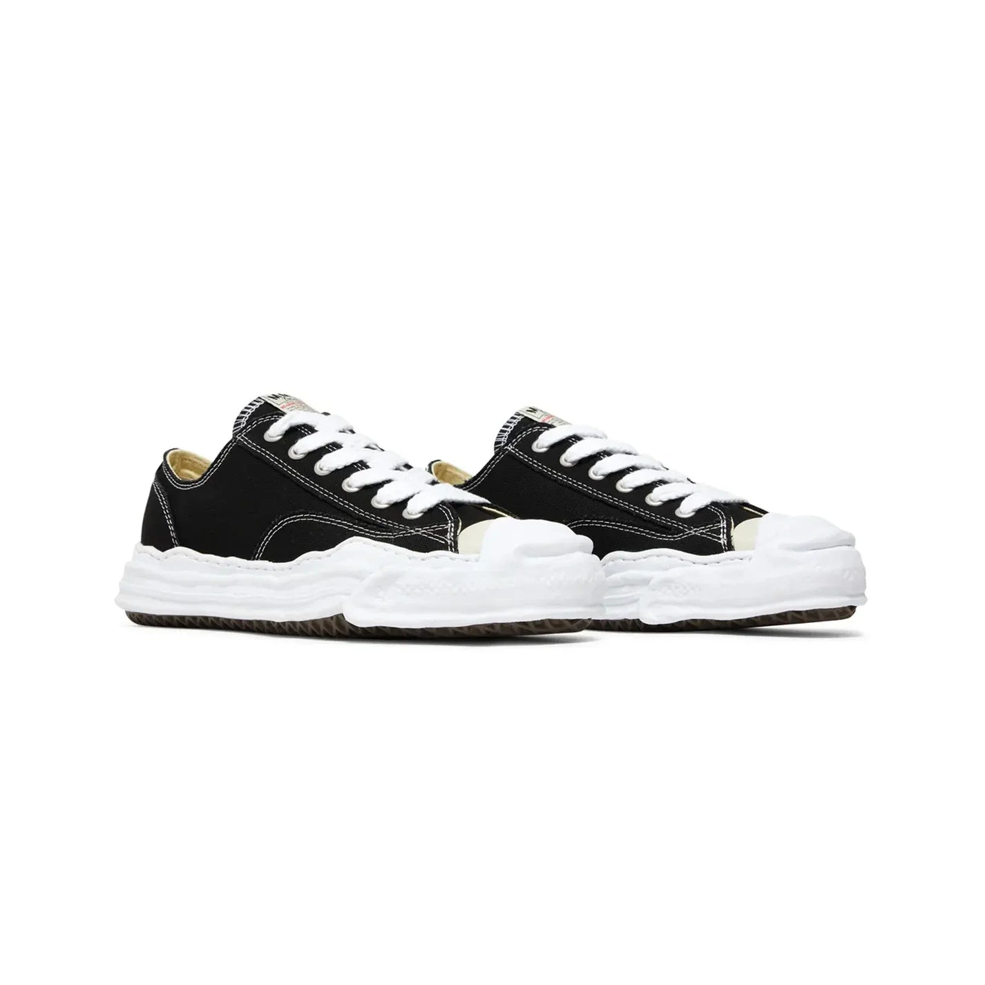 Maison Mihara Yasuhiro Hank OG Sole Canvas Low 'Black White' (2022)