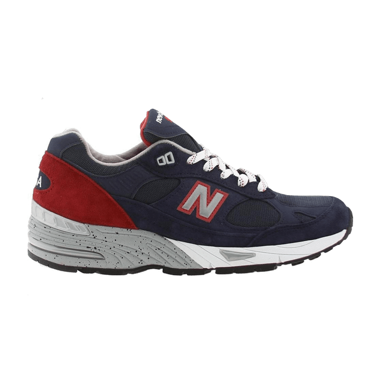 New Balance 991 Made in USA 'Navy Red' — Navy / Red