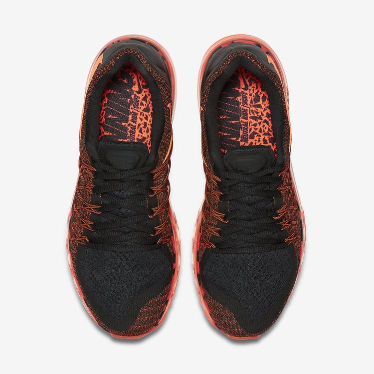Nike Air Max 2015 Premium — Black/Total Orange