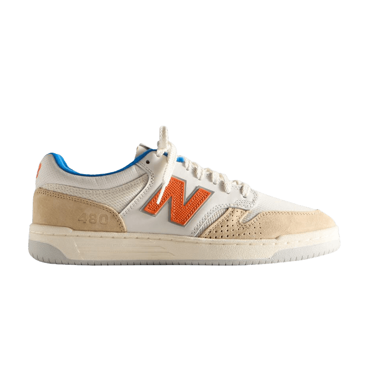 Kith x Madison Square Garden x New Balance Numeric 480 'New York Knicks - Tan' — Tan/Orange