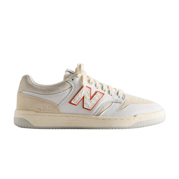 Kith x Madison Square Garden x New Balance Numeric 480 'New York Knicks - White' — White/Orange