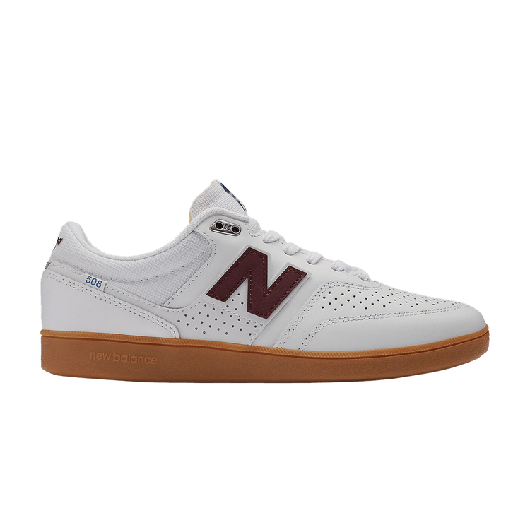 Brandon Westgate x New Balance Numeric 508 'White Burgundy Gum' — White/Burgundy