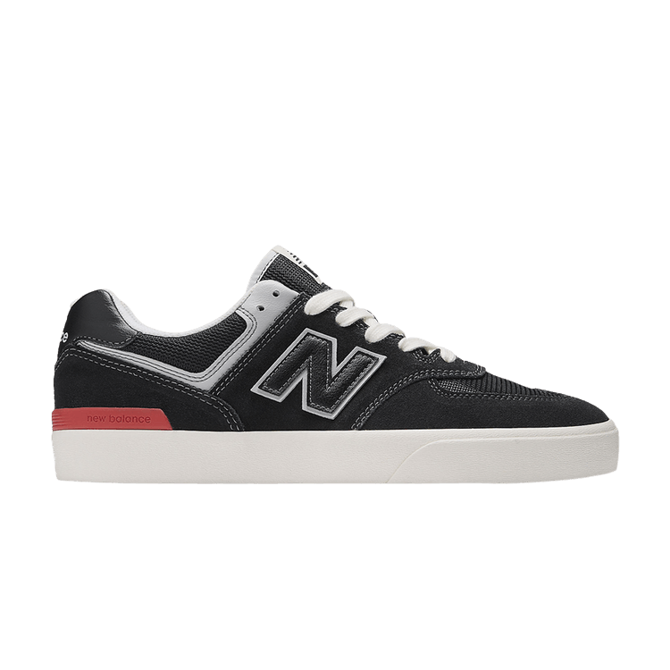 New Balance Numeric 574 Vulc 'Black White' — Black/White