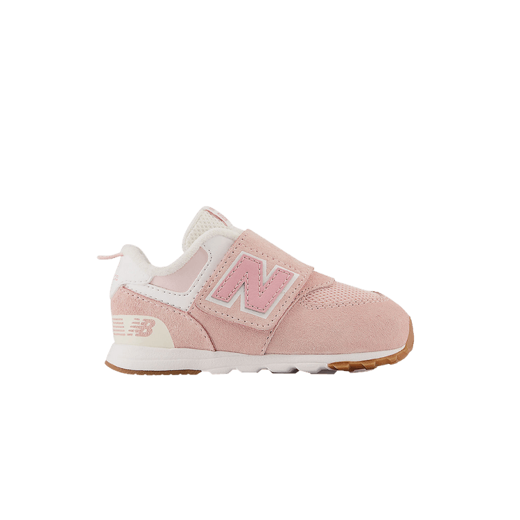 New Balance 574 New-B Hook &amp; Loop Toddler 'NB Athletics - Crystal Pink' — Crystal Pink/Hazy Rose