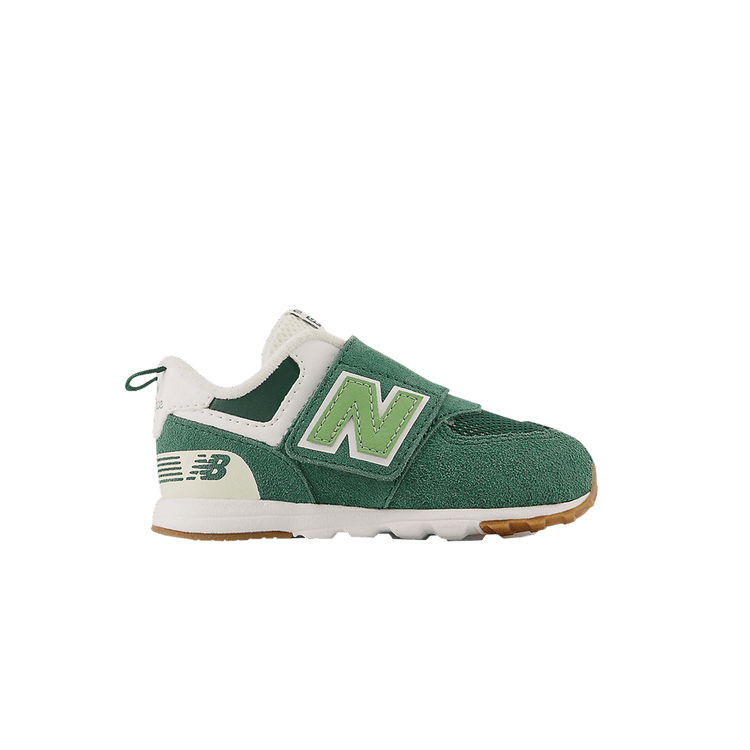 New Balance 574 New-B Hook &amp; Loop Toddler Wide 'NB Athletics - Nightwatch Green' — Nightwatch Green/Chive