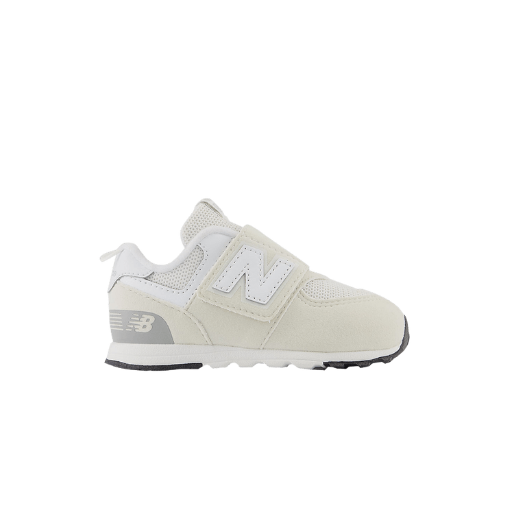 New Balance 574 New-B Hook &amp; Loop Toddler X-Wide 'Nimbus Cloud' — Nimbus Cloud/White
