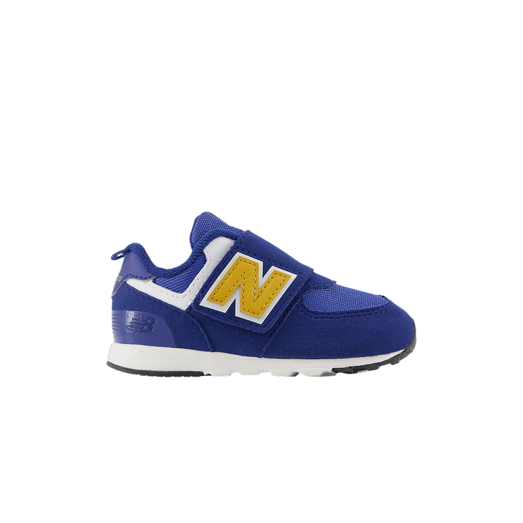 New Balance 574 New-B Hook &amp; Loop Toddler Wide 'Night Sky Gold Fusion' — Night Sky/Gold Fusion