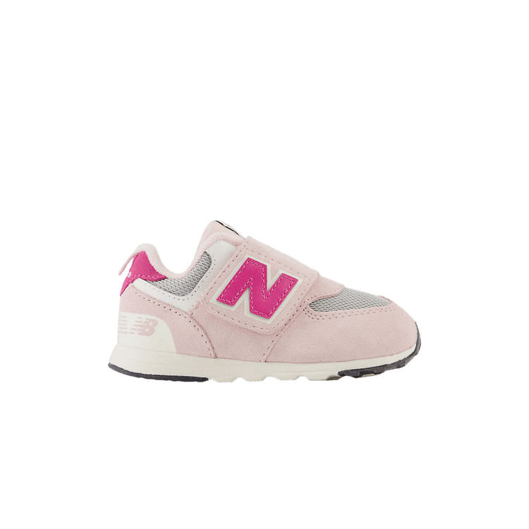 New Balance 574 New-B Hook &amp; Loop Toddler 'Crystal Pink' — Crystal Pink/Carnival Pink