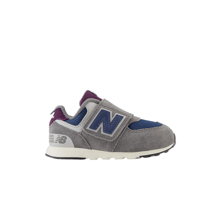 New Balance 574 New-B Hook &amp; Loop Toddler 'Castlerock Navy' — Castlerock/Navy