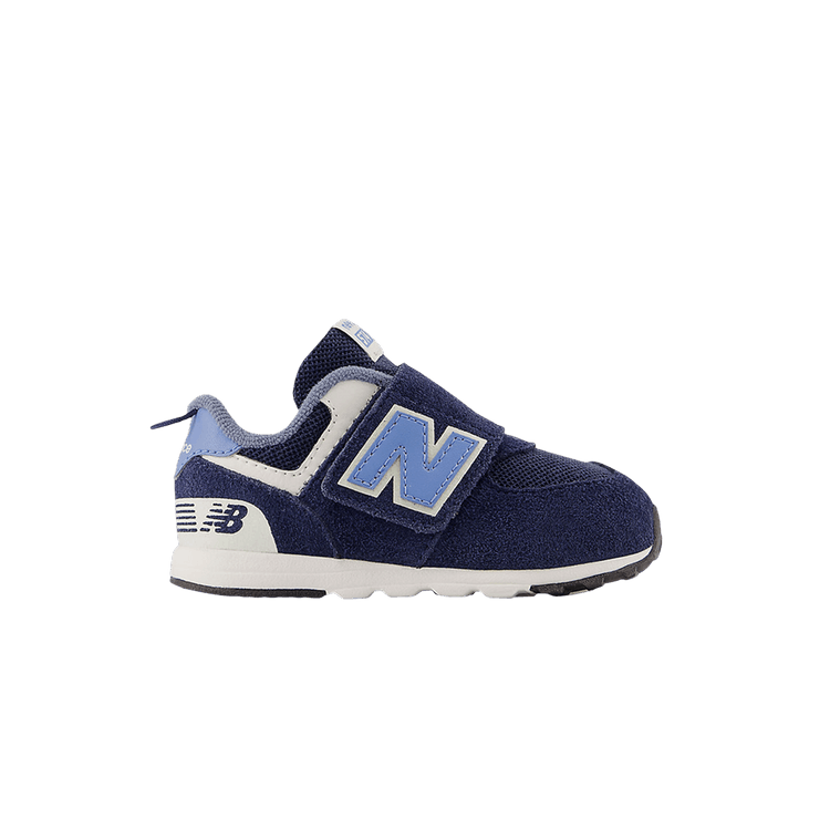 New Balance 574 New-B Hook & Loop Toddler X-Wide 'Heritage Blue' — Navy/Heritage Blue