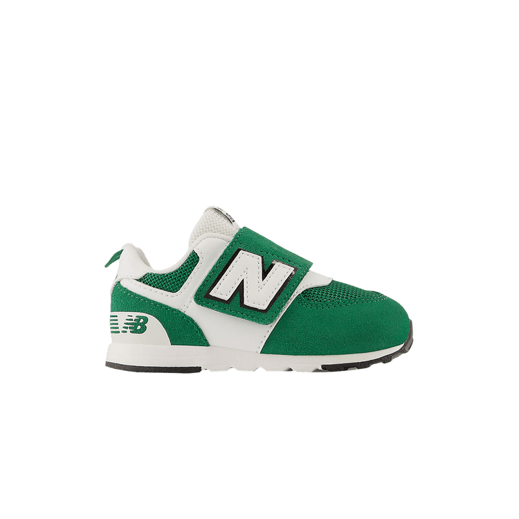 New Balance 574 New-B Hook &amp; Loop Toddler Wide 'Classic Pine' — Classic Pine/White/Black