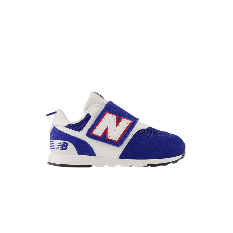 New Balance 574 New-B Hook &amp; Loop Toddler Wide 'Team Royal' — Team Royal/White/True Red