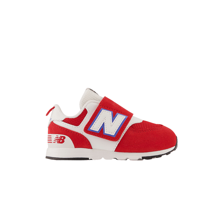 New Balance 574 New-B Hook &amp; Loop Toddler Wide 'Team Red' — Team Red/White/Bright Lapis
