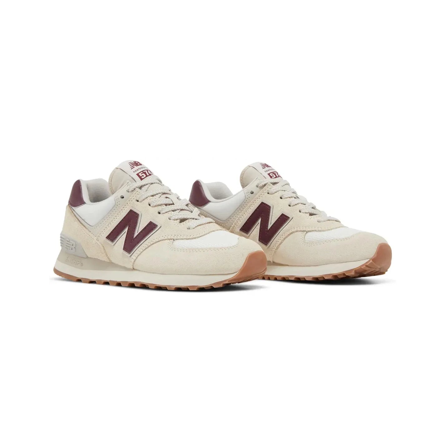 New Balance 574v2 'Moonbeam Burgundy' Women's (2022)