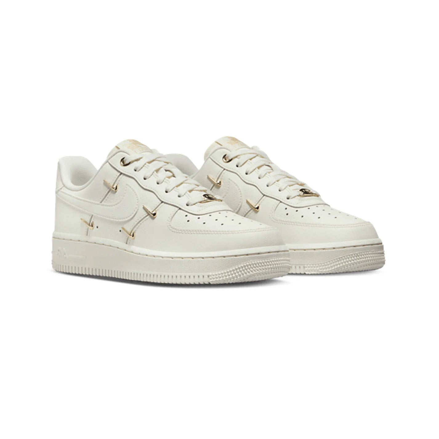 Nike Air Force 1 '07 LX CN 'Sail Gold Mini Swooshes' Women's (2023)