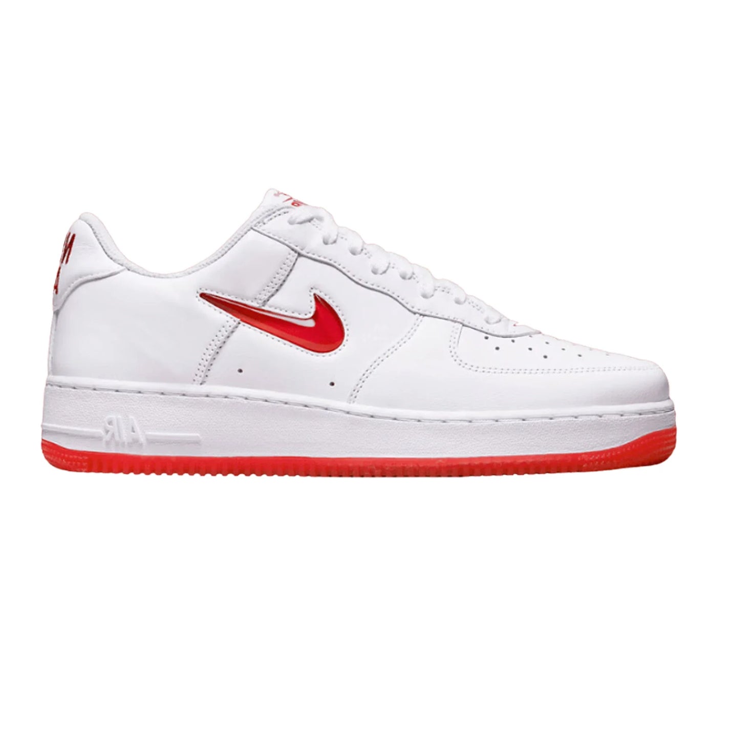 Nike Air Force 1 Jewel 'Color of the Month - White University Red'