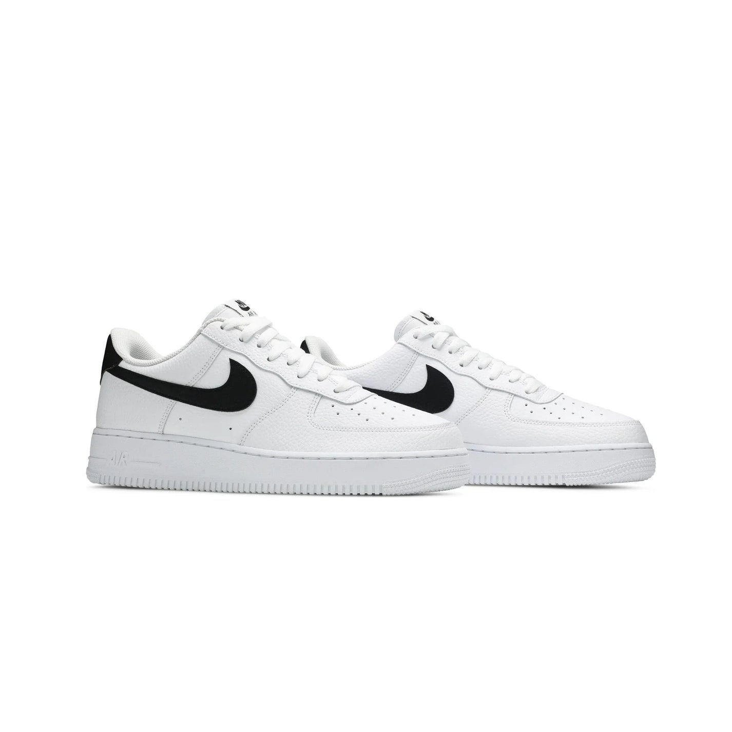 Nike Air Force 1 Low '07 'White Black Pebbled Leather' (2021)